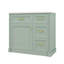 Ensemble de meuble-lavabo 36 po avec lavabo intégré, lavabo simple avec 4 tiroirs, porte à fermeture en douceur et tablette personnalisable, lavabo en céramique inclus-772241575-772241569