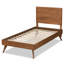 Lit plateforme simple avec matelas Cann