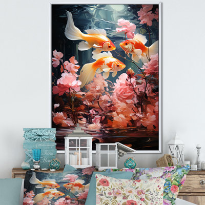 Minimalisme, aquariums, poissons I - aquarium, reproduction sur toile_106436