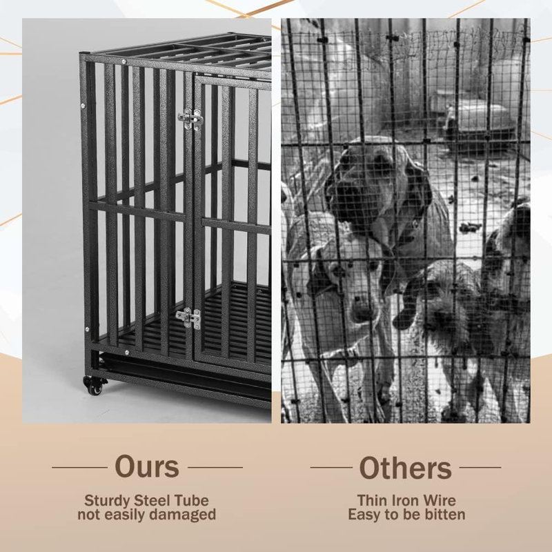 Niche pour chien Fabriciana, H 31,4 po x l 23,6 po x P 37,4 po
