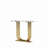 43.3-Inch Modern Wooden Imitation Marble Console Table, Narrow Design For Living Room And Bedroom, Space-Saving And Stylish