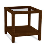 Pine Isle Glass End Table