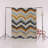 Multi-Colored Wavy Stripe Line Patterned Creative Modern Decorative Rug-234495359