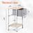 15.79'' W Metal Nightstand-523997573-523997571