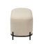  Banc rembourré en tissu crème 32 "avec pieds en métal Glenorie-893970401-893970405