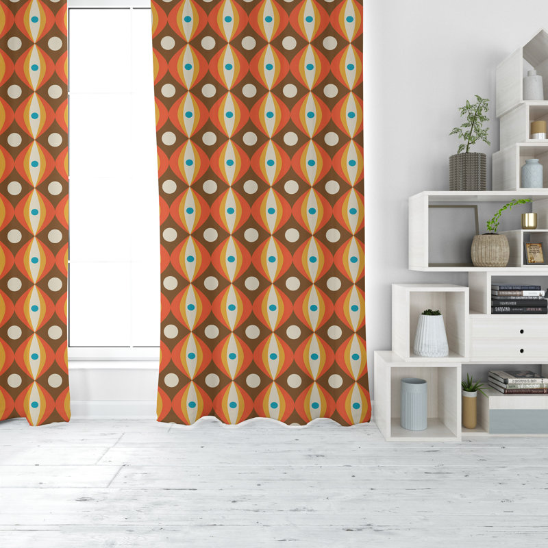 Rideau en polyester Franta, L 40 po x L 61 po