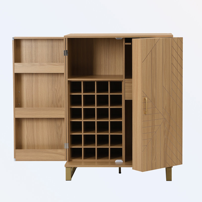 Armoire à vin avec rangement 42,5 "Modern Home Bar