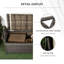 Banc de rangement Outsunny