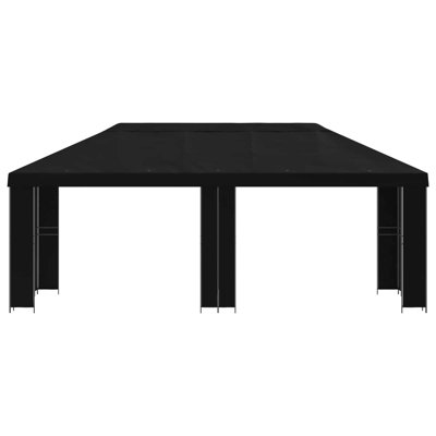 vidaXL Garden Gazebo Polyester and Steel Outdoor Shade Summer Shelter Events