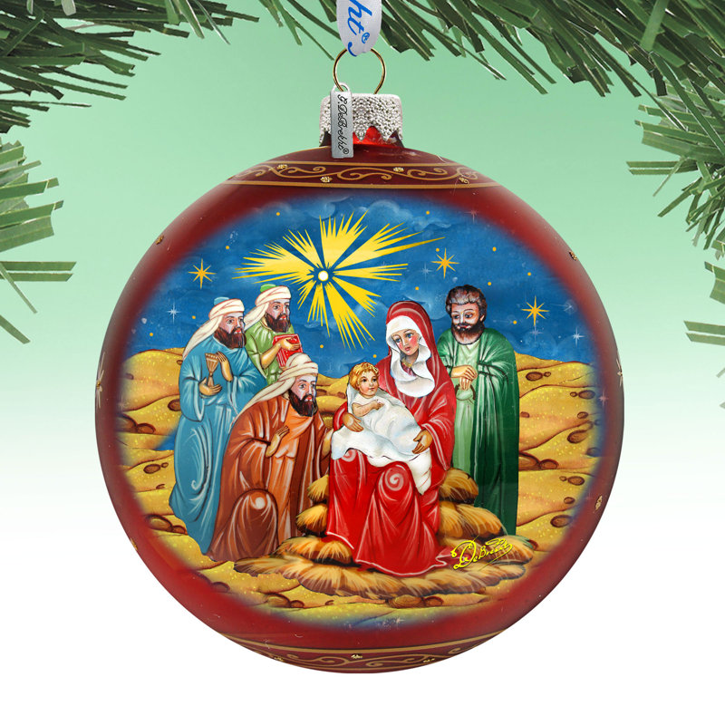 5.5'' Glass Ball Ornament