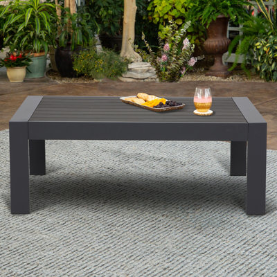 Aluminum Patio Coffee Table
