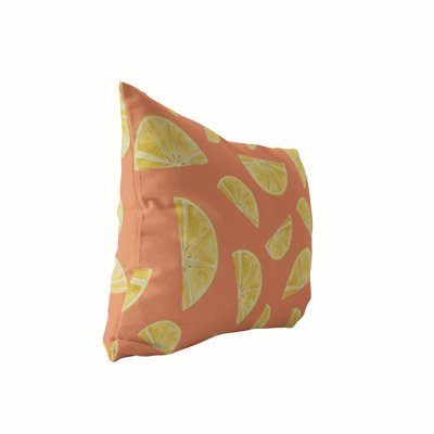 Summer Lemon Outdoor Pillow