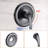 Abs Dual Shower Head With Handheld - Water Saving Spray Mode Oil-rubbed Bronze Power Rain Pattern