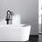 Matt Black Freestanding Bathtub Faucet With Hand Shower - Metal Build 44.01 In. Depth, 8.21 Width, 6.79 Height Full Body Spray For Bathroom Upgrade Initiative Project