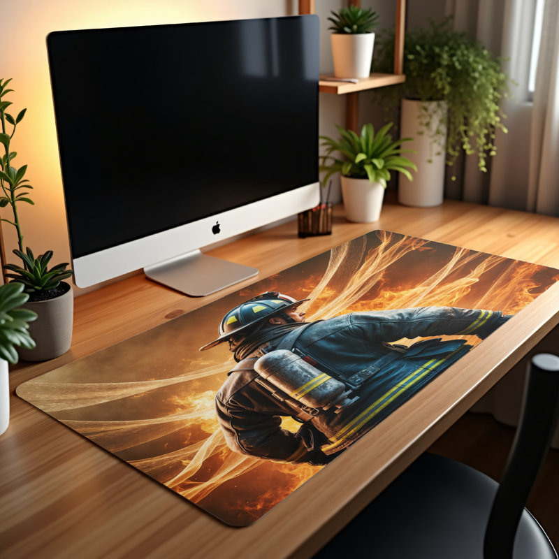 Polyester Desk Pad, 14.4x12.1