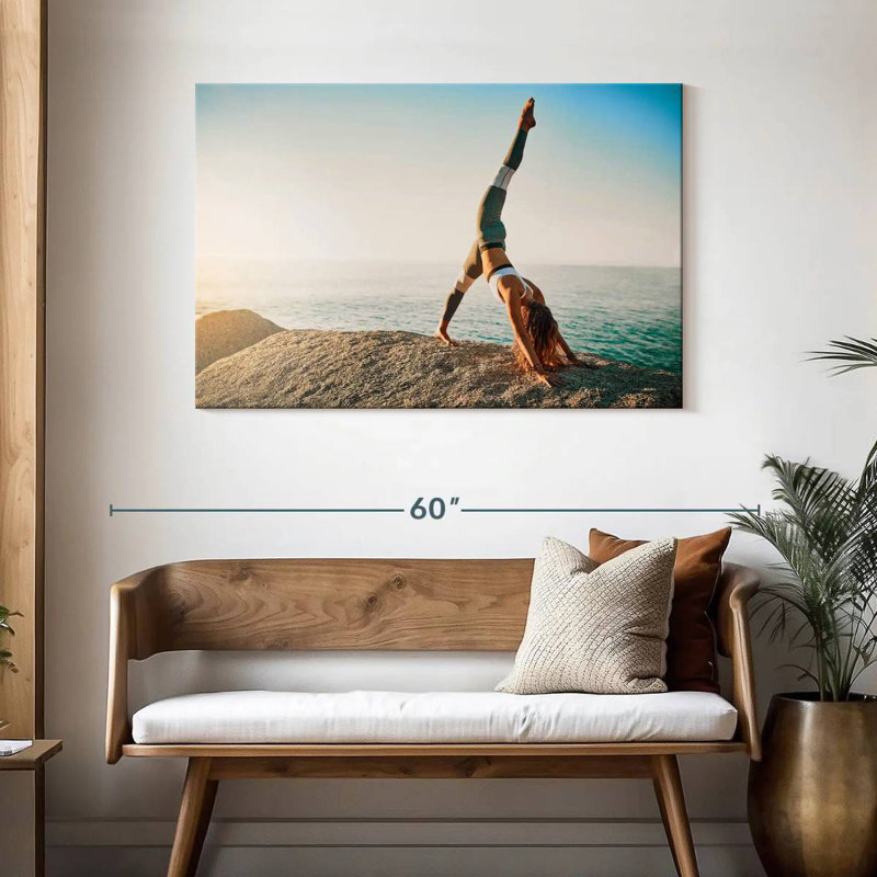 Senne yoga près de la plage, H 30 po x l 45 po