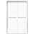 Finish Semi- Bypass Shower Door 48"X76 48" W Enclosure 76" H, Bypass, , Shock Absorbing