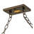 60" Long Running Horses Oblong Pendant-124967253