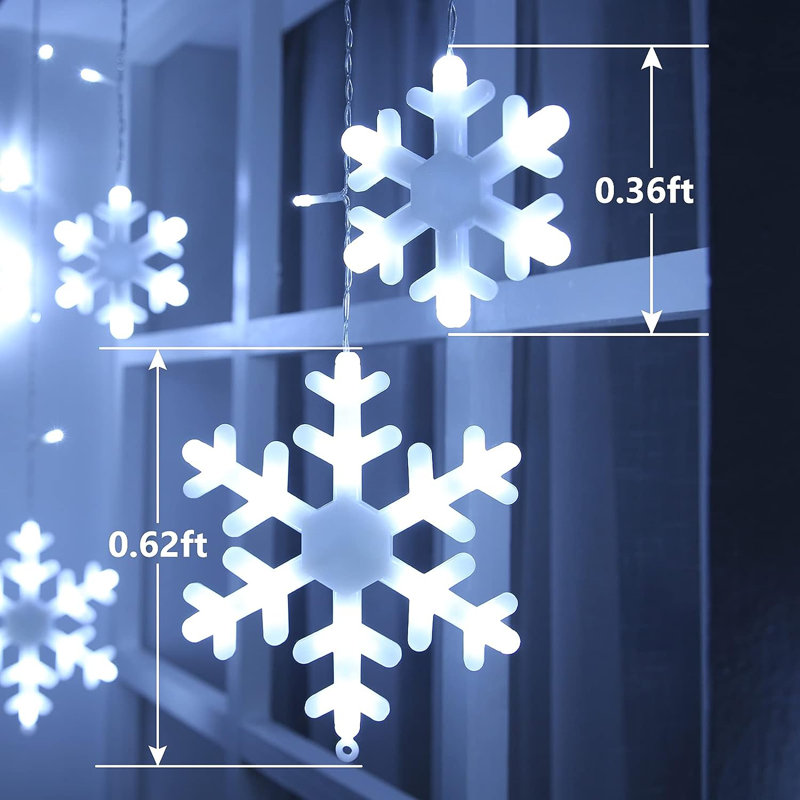 Guirlande de Noël flocons de neige