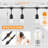Outdoor 10 - Bulb 25'' Solar Powered String Light