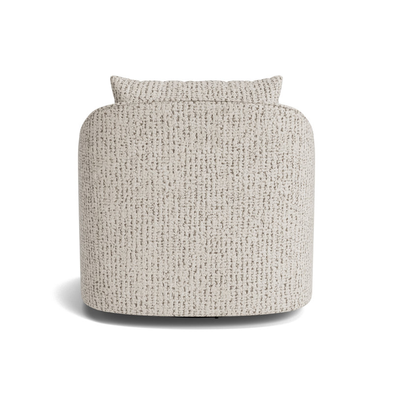 Laurel Swivel Chair, Marshmallow - Toast