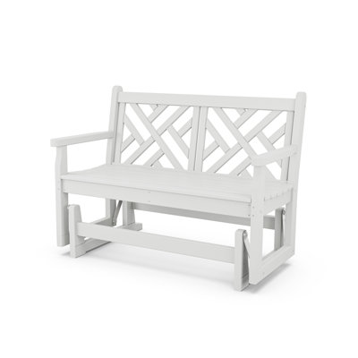 POLYWOOD Chippendale 48" Glider by POLYWOOD