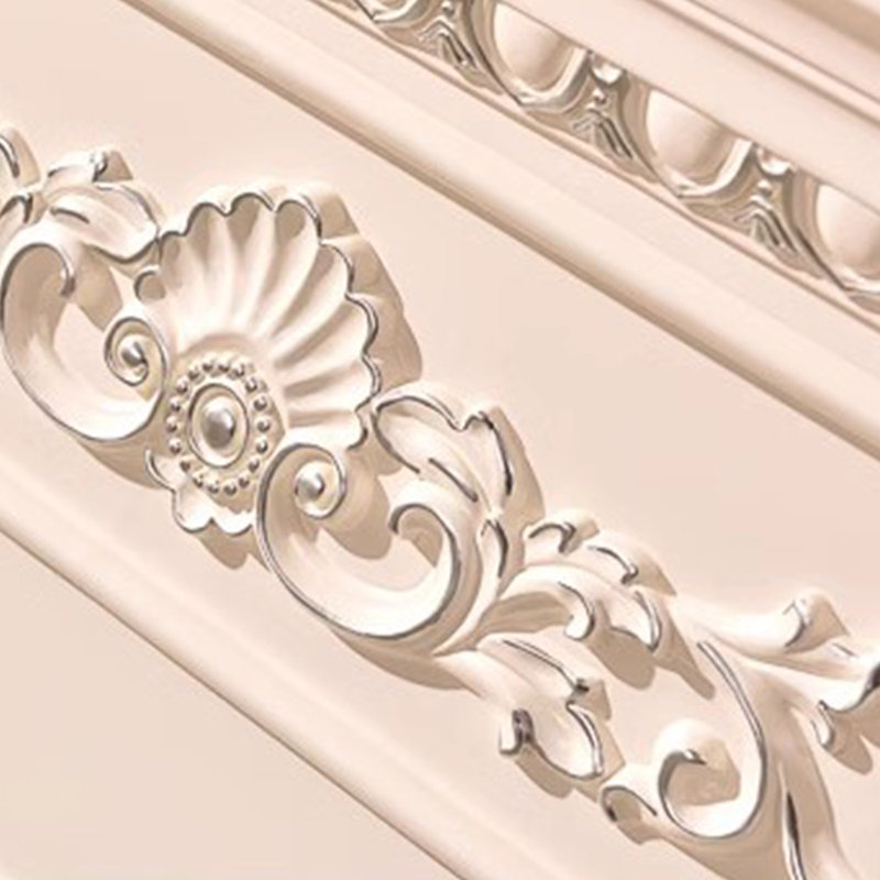 Esmon, H 45,66 po x l 59,05 po x P 12,99 po, Blanc