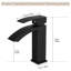 Robinet de salle de bain noir, robinet noir brossé pour lavabo de salle de bain, robinet de salle de bain monotrou noir-121399187