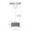 Luminaire suspendu 1 lumière Nadine-64847804-64847802