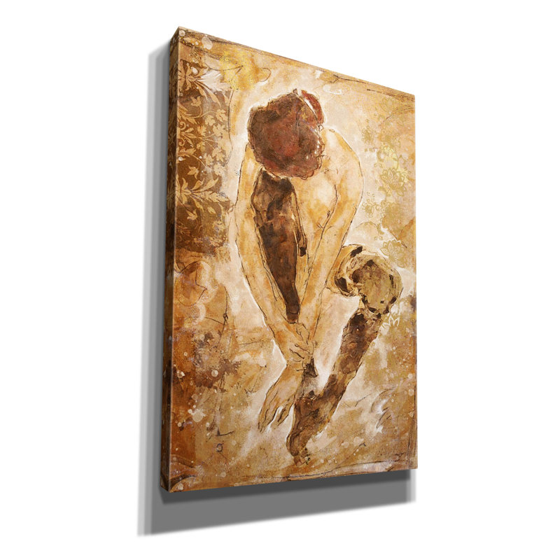 «Repose» par Marta Wiley, art mural sur toile, H 18 po x l 12 po x P 0,75 po