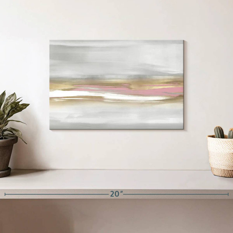 Avery Highlight Pink Blush I, 8" H x 12" W