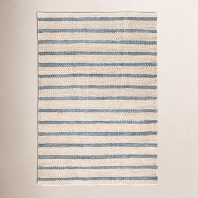 Moana Stripe Handwoven Jute Rug