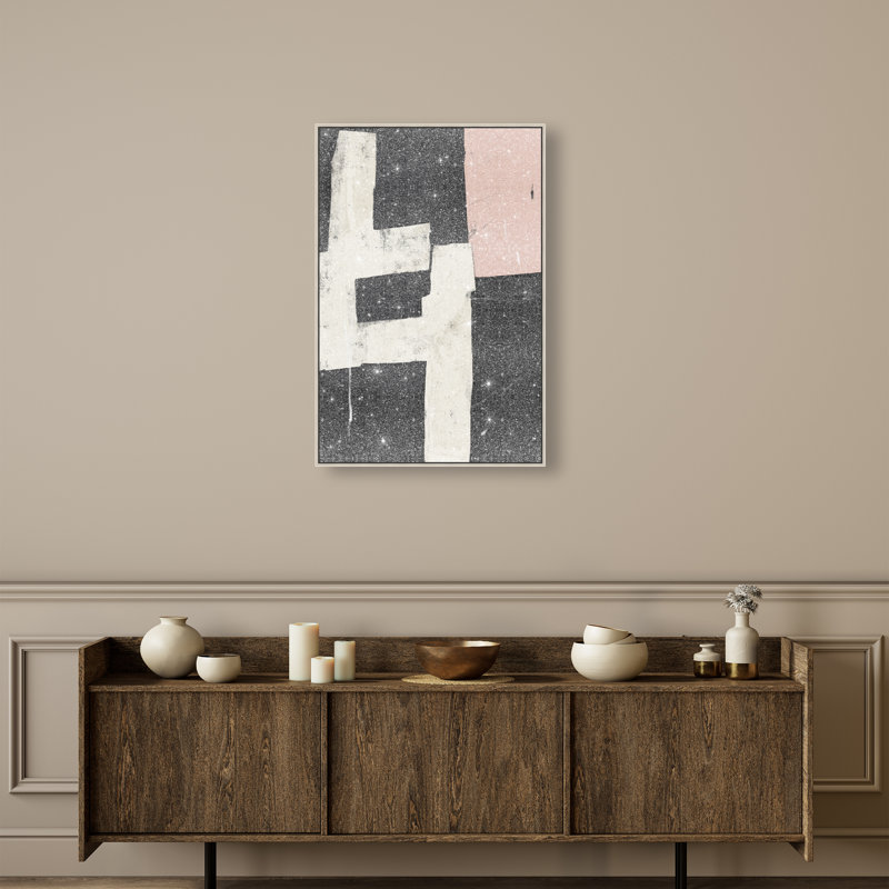 Placed Together II Print by Oliver Gal, 25"H x 37"W, Silver Floater Frame