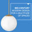 Luminaire suspendu à 1 lumière Warby-60647211-60750677-60750678