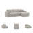 Gottwalt 126" Wide Modular Sofa & Chaise-82261130