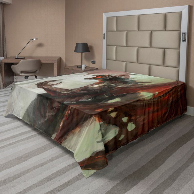 Drap plat Ambesonne, Drap plat pour très grand lit californien