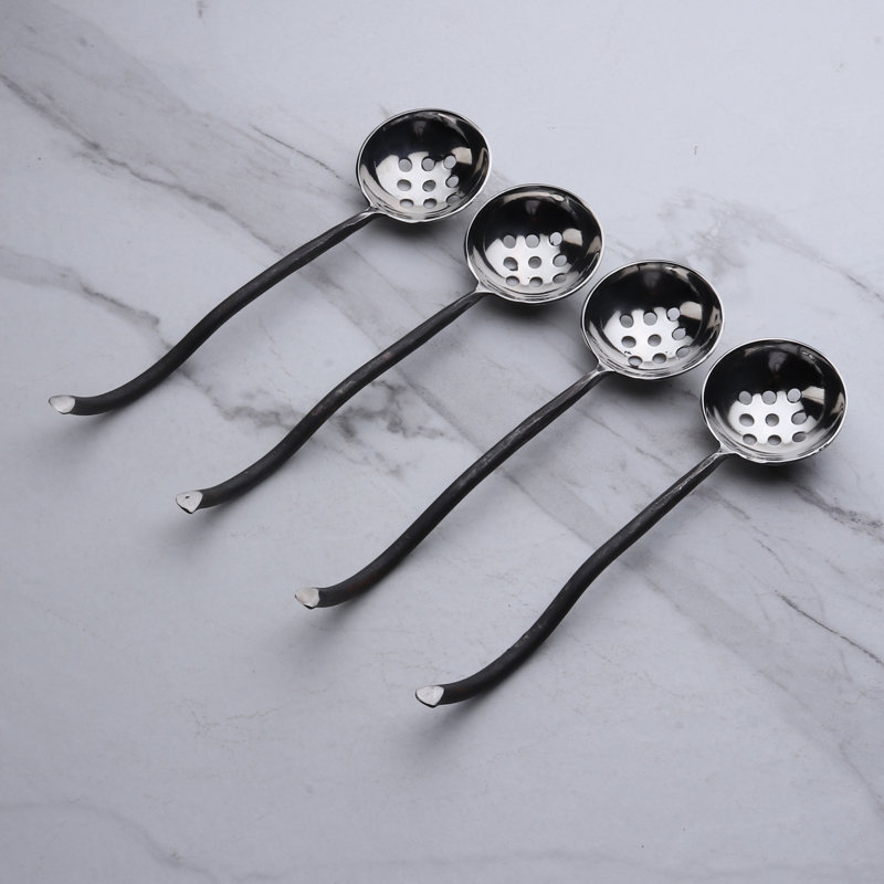 Shirleyan Inox Artisans Twig Olive Cuillère 4 pièces Ensemble