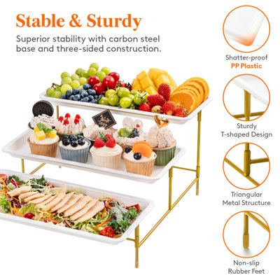 East Urban Home Plastic Divided Serving Dish