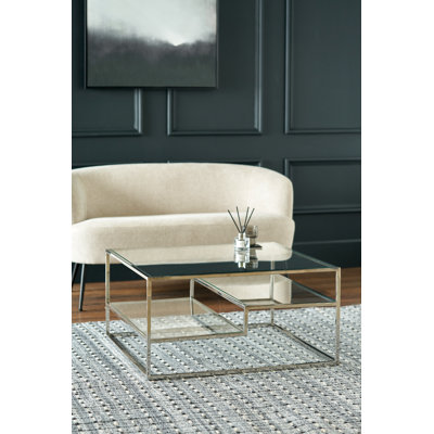 Yerkes Frame Coffee Table with Storage