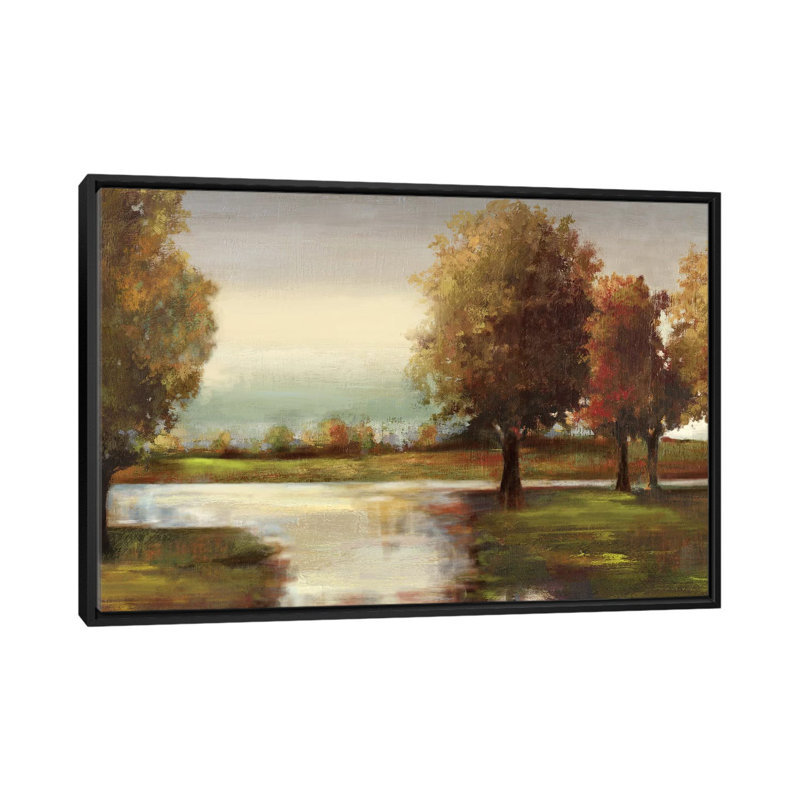 «Solitude» par Pl Studio - Estampe numérique sur toile tendue avec châssis, H 40 po x l 60 po x P 1,5 po, Pas de tapis