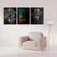 3 Piece Wrapped Canvas Print-1072717895