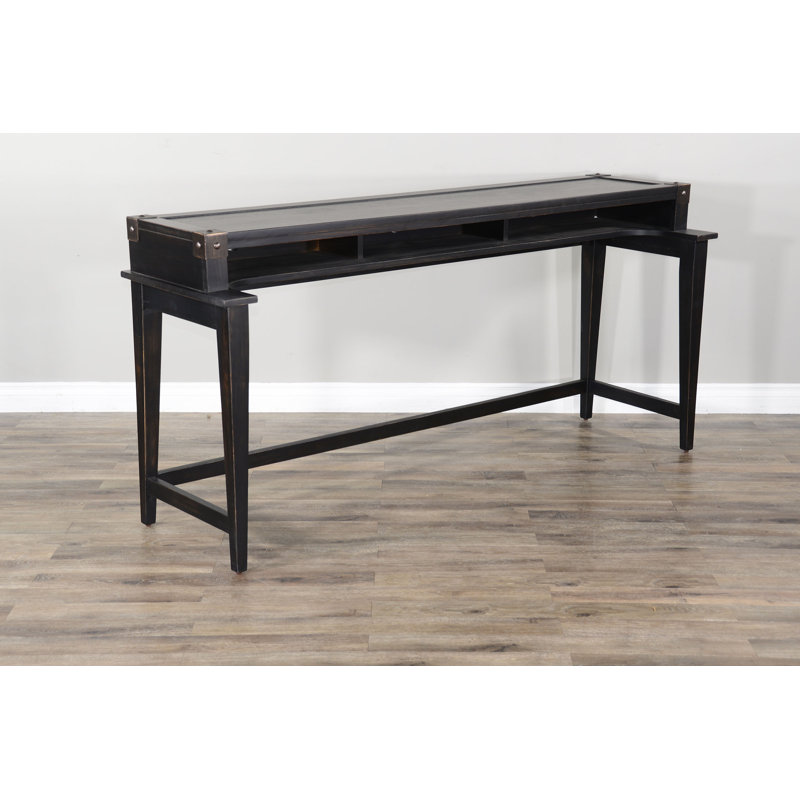 Console en bois massif 76 po