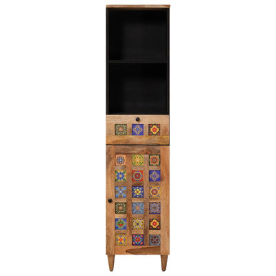 Solid Wood Freestanding Bathroom Cabinet