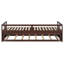 Lit de jour extensible avec couchette, lit de jour en bois avec couchette, espresso (VIEUX SKU: WF194887AAP)-719157337