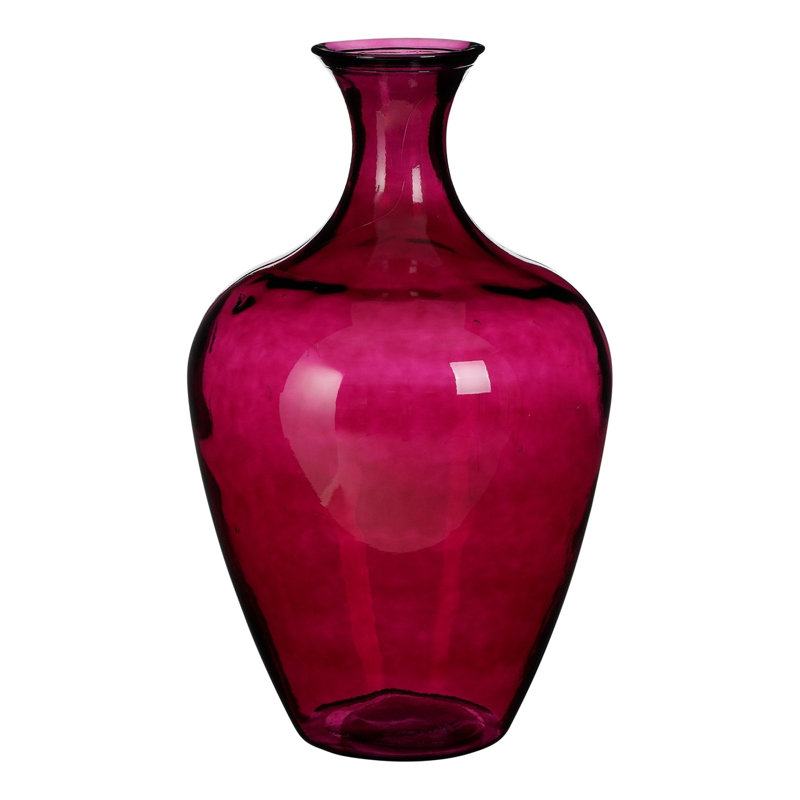 Perseus Glass Table Vase, Red