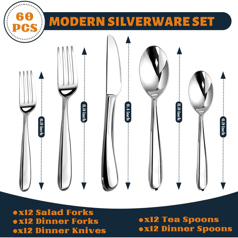 Heavy Duty Stainless Steel Tableware Set Tableware Set