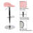 Temelec Swivel Upholstered Adjustable Height Counter Stool with Metal Frame-311600831