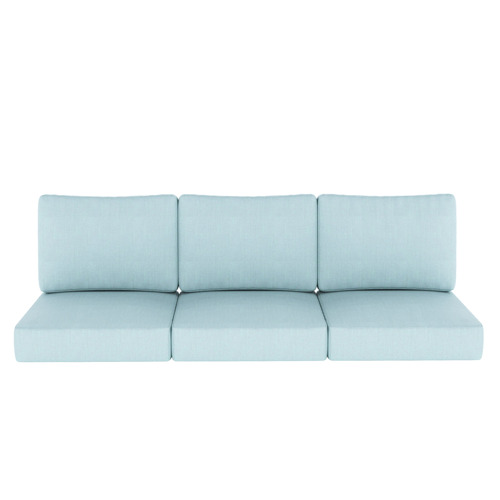 25" Sunbrella® Sofa Seat and Back Cushion, Sunbrella Bliss Dew