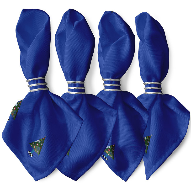 Moorebank Crazy Christmas   Napkins, Blue