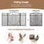 Kilian 3 Panel Steel Fireplace Screen